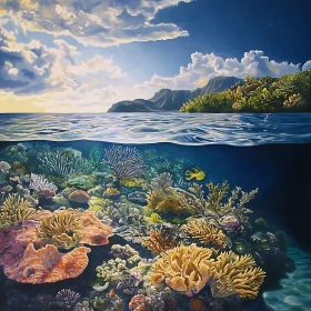 Underwater Reef Art: Ocean Scenery