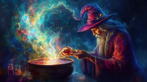 Mystical Wizard at Work