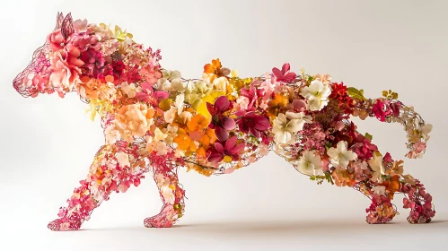 Blossom Beast: A Floral Animal Art