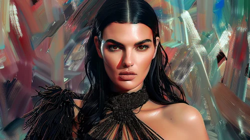 Kendall Jenner Striking Fashion Portrait