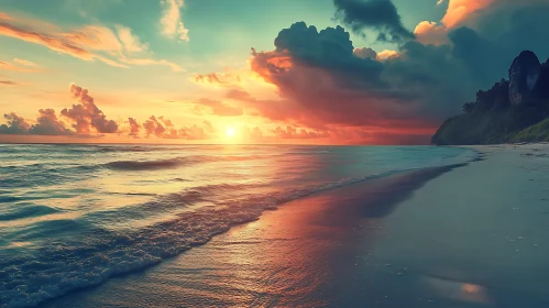Golden Hour on the Shoreline