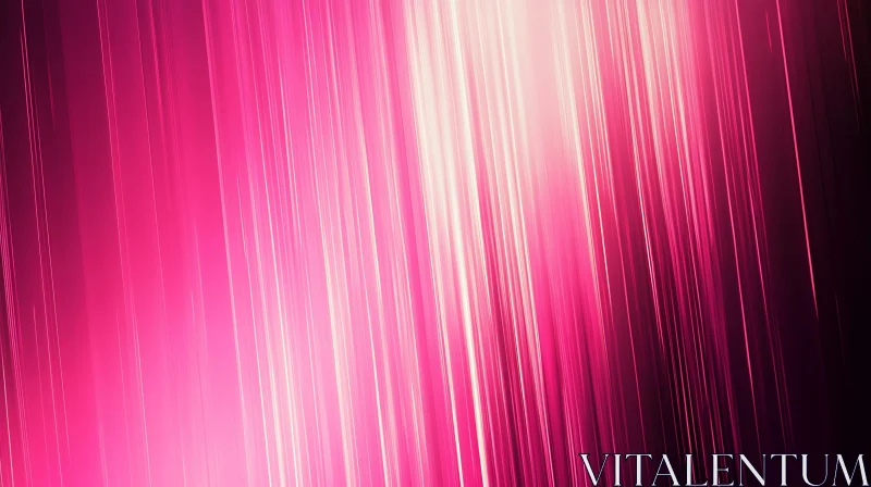 AI ART Vertical Pink Lines Abstract