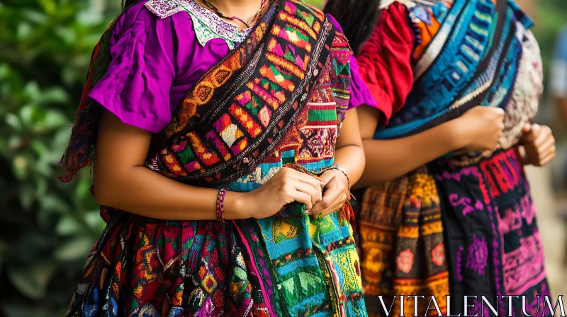 AI ART Women in Traditional Dress