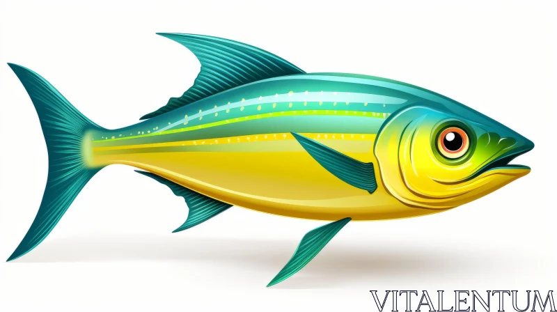 Colorful Fish Artwork in Bombacore and Carcore Styles AI Image