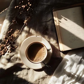 Morning Coffee with a Book