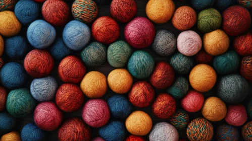 Diverse Yarn Colors for Crafting and Knitting Projects