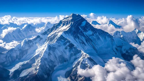 Mountain Peaks and Cloudscape