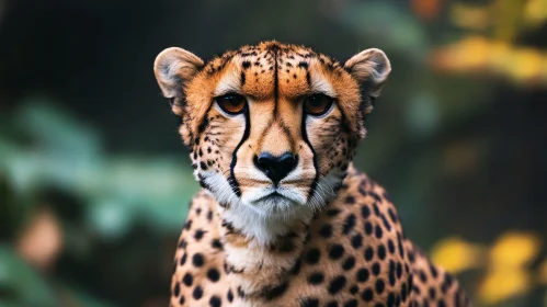 Cheetah Face Close-Up