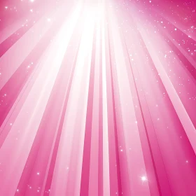 Celestial Pink Light Beams Sparkle