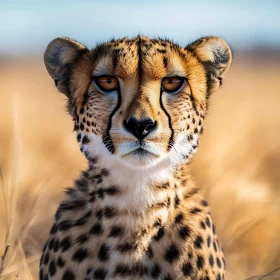 Close-up of a Cheetah in the Wild