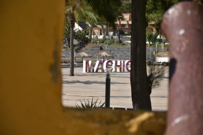 Scenic Madeira Cityscape with Iconic Machico Sign Free Stock Photo