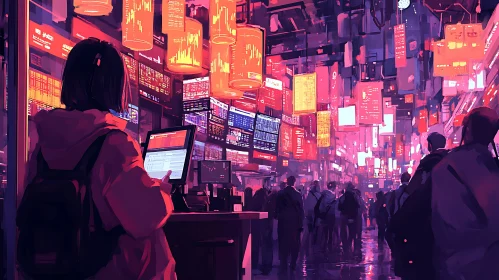 Futuristic Data City