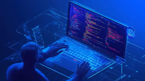 Blue Coding Station