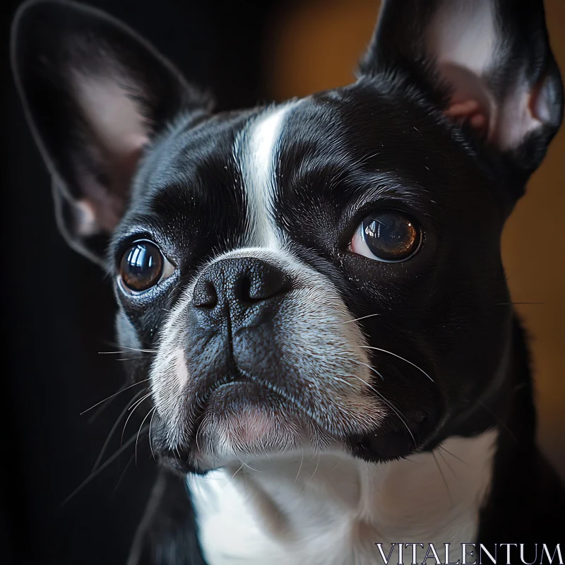 Expressive French Bulldog Close-Up AI Image