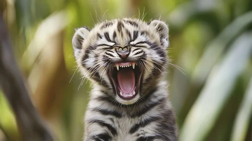 Little Tiger Roar: A Cub's Yawn