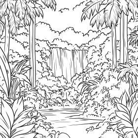 Tropical Forest Illustration