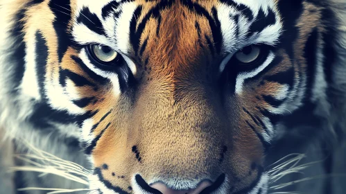 Tiger's Gaze: A Close Encounter