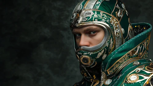 Intricately Designed Medieval Warrior Armor