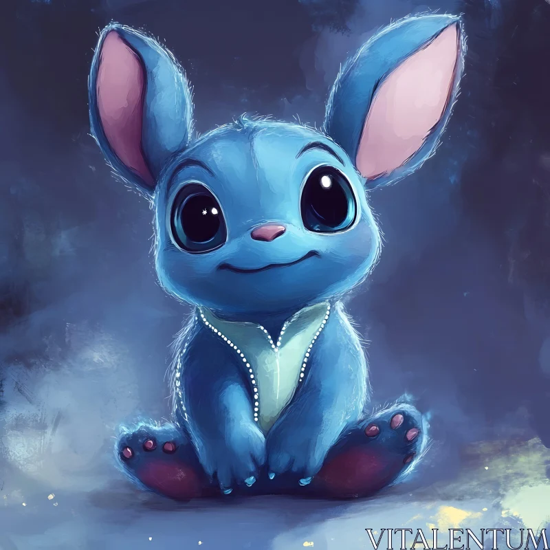 Charming Cartoon Animal Illustration AI Image