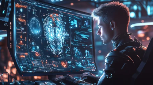 Futuristic Technology Interface