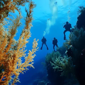 Underwater Exploration with Scuba Divers