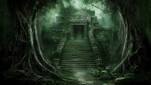 Ancient Ruins in the Jungle