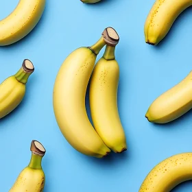 Whimsical Banana Arrangement Still Life