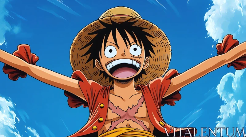 Straw Hat Anime Adventure AI Image