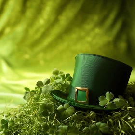 St. Patrick's Day Green Hat Art