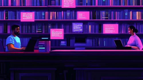 Virtual Library with Programmers