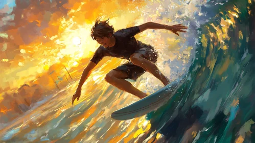 Sunset Surfing Adventure