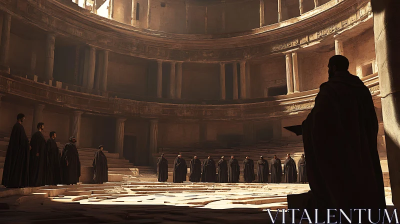 Monastic Order in Ancient Colosseum