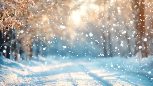 Snowy Winter Landscape