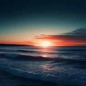 Peaceful Seascape at Sunset