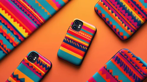 Colorful Geometric Pattern Phone Cases