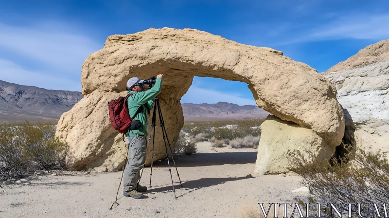 AI ART Desert Arch Photography