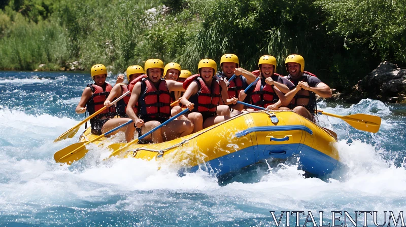 Group Rafting on Whitewater River