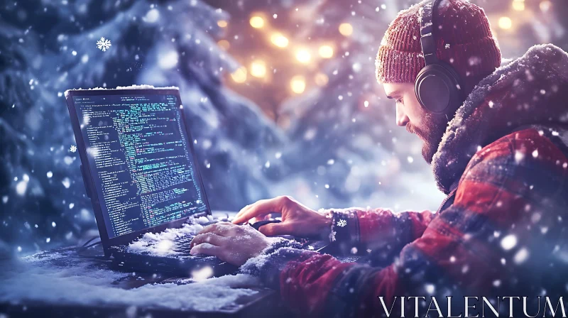 Snowy Outdoor Coding
