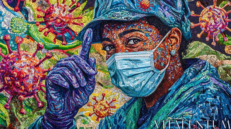 Mosaic Art: A Tribute to Healthcare Workers