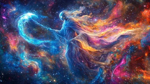 Nebula Guardian with Orb of Stars