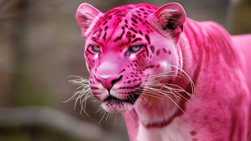 Roseate Panther Close-Up