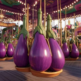 Vegetable Carousel Art