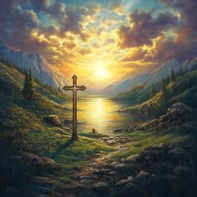 Lake Cross Sunset