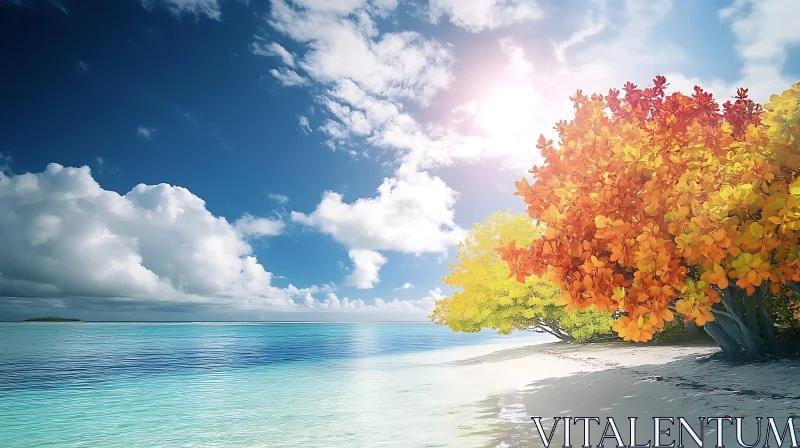 Autumn Meets the Sea: A Tropical Paradise