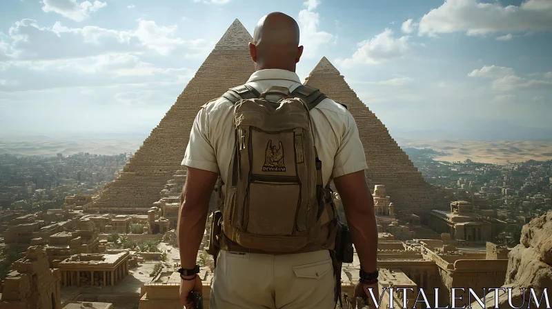 Ancient Pyramids View