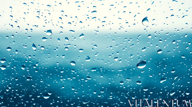 Abstract Rain Water Droplets