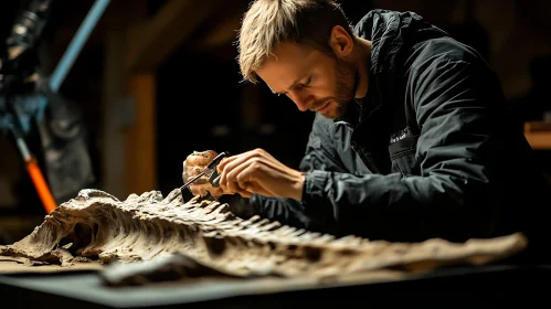 Fossil Restoration: A Paleontologist's Dedication