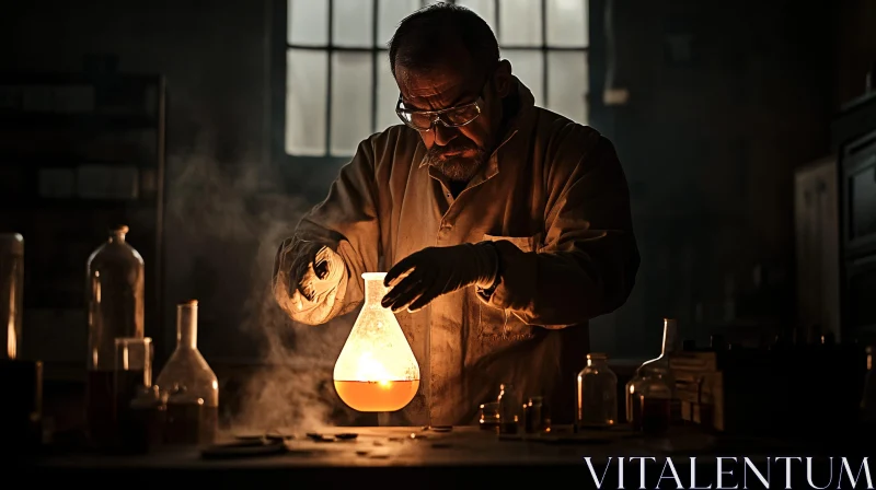 Vintage Science Lab Experiment