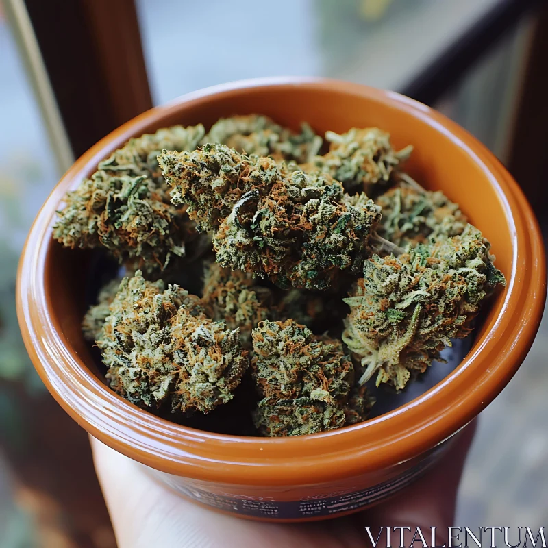 Cannabis Buds in Bowl