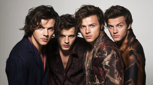 Four Men Fashion Portrait